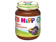 Ekologiška slyvų tyrelė HIPP, nuo 4 mėn., 125 g