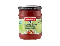 Ekologiškas DAUMANTŲ pomidorų padažas su jūros druska, 500 g