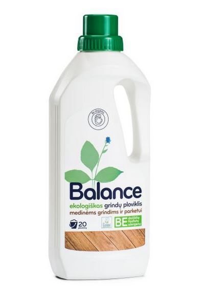 Ekologiškas grindų ploviklis BALANCE, medinėms grindims ir parketui, 800 ml