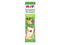 Ekologiškas įvairių vaisių sulčių avižų batonėlis HIPP (nuo .), 23 g, 1 m