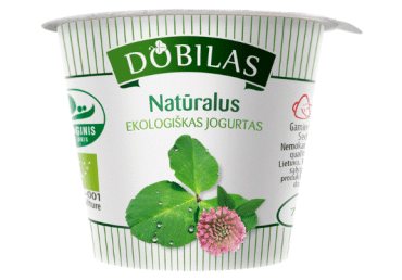 Ekologiškas jogurtas DOBILAS, 3,8 % rieb., 125 g