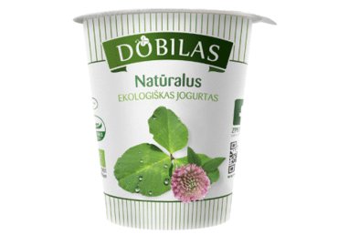 Ekologiškas jogurtas DOBILAS, 3,8 % rieb., 300 g