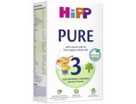 Ekologiškas tolesnio maitinimo kūdikių pieno mišinys (nuo 12 mėnesio) HiPP 3 PURE, 500 g