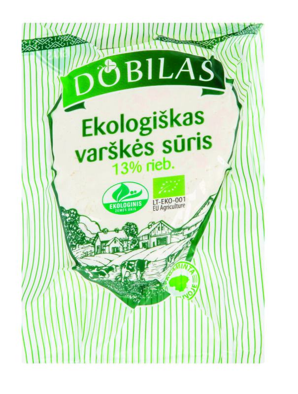 Ekologiškas varškės sūris Dobilas, 1 kg
