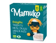 Ekologiški avižų, šviesių grikių ir miežių grūdai MAMUKO nuo 12mėn., 240 g