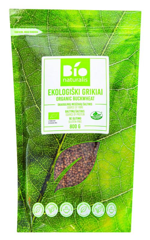 Ekologiški grikiai BIONATURALIS, 800 g