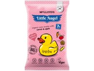 Ekologiški kepti kukurūzų užkandžiai LITTLE ANGEL ANGELINA su morkomis obuoliais nuo 7 mėn., 30 g