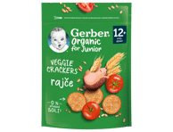 Ekologiški krekeriai GERBER Organic pomidorų skonio, 100 g