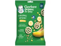 Ekologiški kukurūzai GERBER su bananais, 28 g