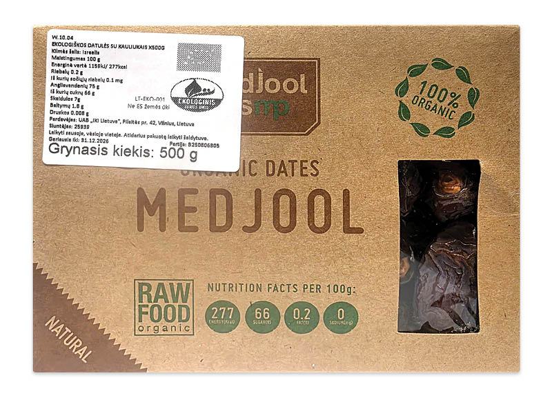 Ekologiškos datulės MEDJOOL