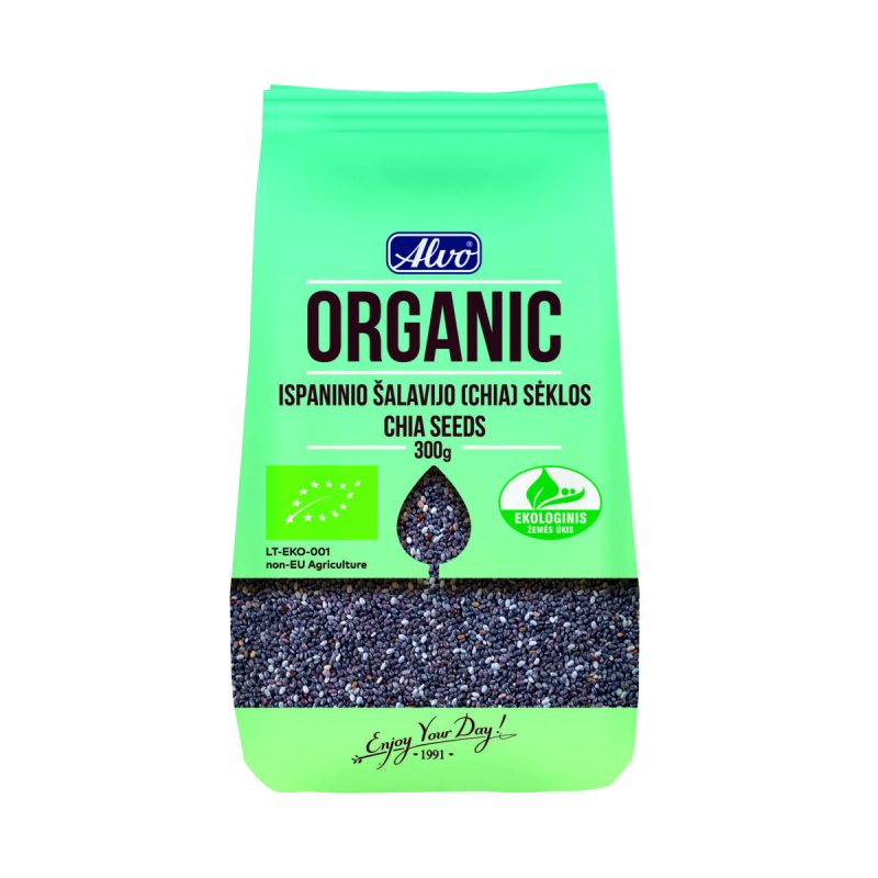 Ekologiškos Ispaninio šalavijo sėklos ALVO ORGANIC, 100 g
