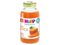 Ekologiškos obuolių ir morkų sultys HIPP (nuo 4 mėn.), 200 ml
