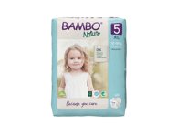 Ekologiškos sauskelnės BAMBO NATURE 5 (12-), 22 vnt., 18 kg