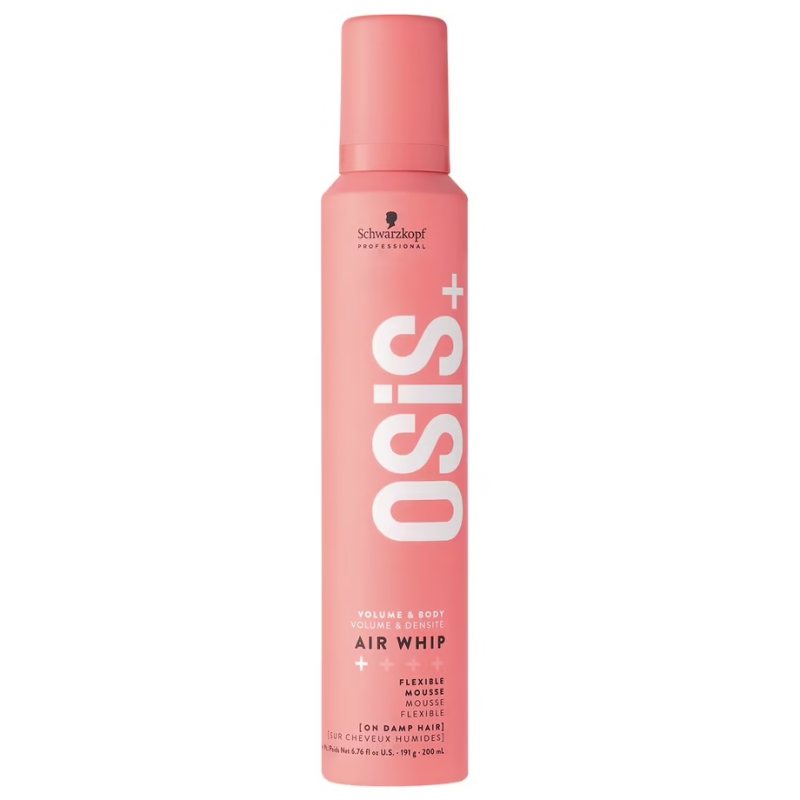 Elastingos plaukų putos Schwarzkopf Professional Osis+ Air Whip, 200 ml
