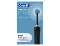 Elektrinis dantų šepetėlis ORAL-B Vitality Pro, Black, 1 vnt