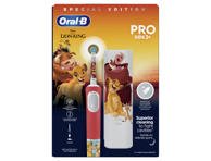 Elektrinis dantų šepetėlis ORAL B Vitality PRO Kids 3+ Lion King + kelioninis dėklas, 1 vnt