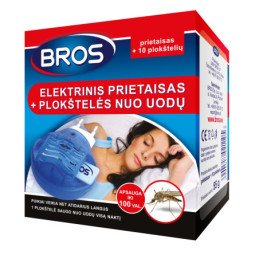 Elektrinis prietaisas nuo uodų BROS, 10 plokštelių, 1 vnt