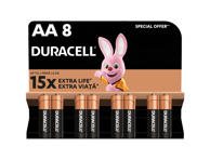 Elementai (AA,) DURACELL, LR06, 8 vnt