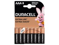 Elementai (AAA,) DURACELL, LR03, 8 vnt