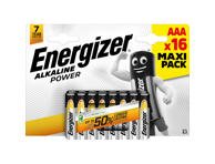 Elementai ENERGIZER Alk Power AAA, 16 vnt