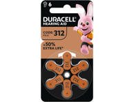 Elementai klausos aparatui DURACELL 312PR41, 6 vnt