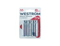 Elementai WESTROM AA, LR6, 1.5V, 8 vnt