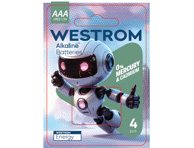 Elementai WESTROM AAA, LR03, 1,5 V, 4 vnt., 4 vnt