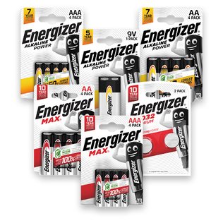 Elementams ENERGIZER (įv. rūšių)