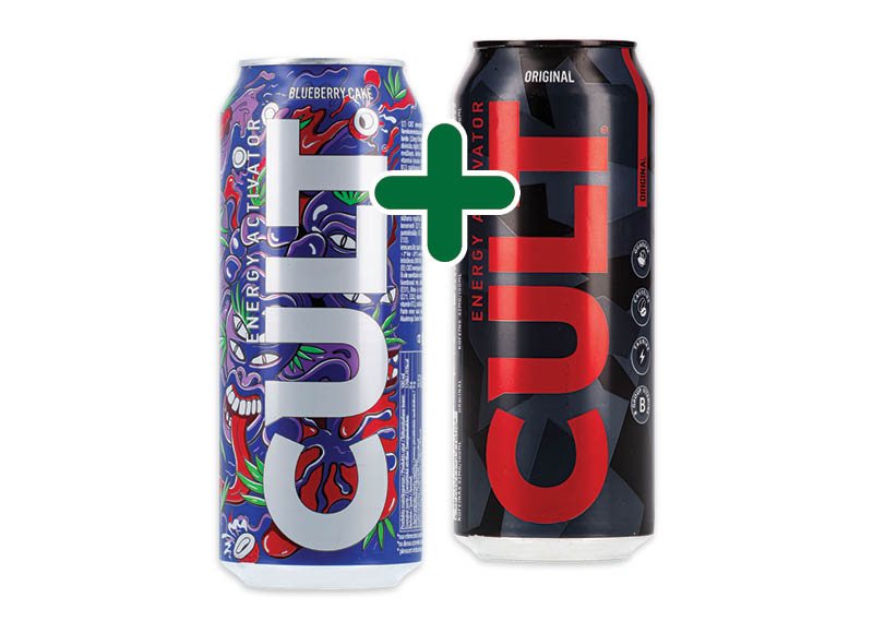 Energiniai gėrimai CULT, 0.5 l