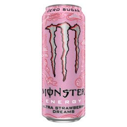 Energinis gėr. MONSTER, ULTRA STRAWBERRY DREAMS, gaz., 500 ml