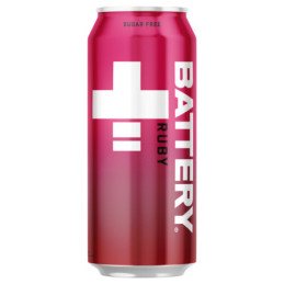 Energinis gėrimas BATTERY, RUBY SUGAR-FREE, skard., 500 ml