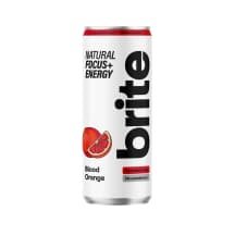 Energinis gėrimas BRITE BLOOD ORANGE, 330 ml