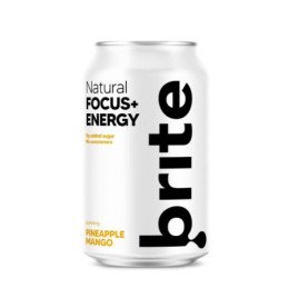 Energinis gėrimas BRITE, nat., ananasų ir mangų sk., 330 ml