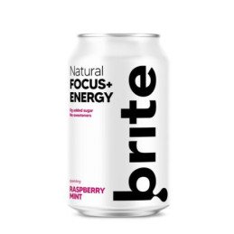 Energinis gėrimas BRITE, nat., aviečių ir metų sk., 330 ml