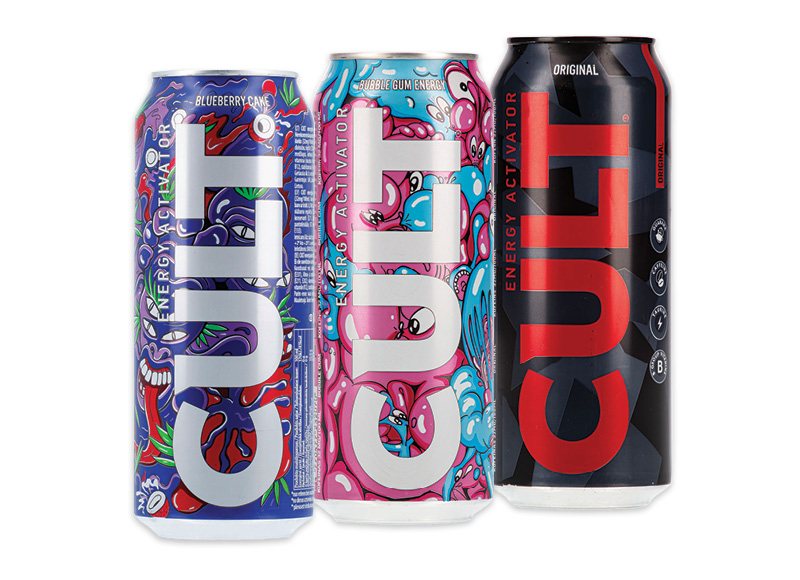 Energinis gėrimas CULT, 330 ml