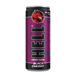 Energinis gėrimas HELL, BLACK CHERRY, skard., 250 ml