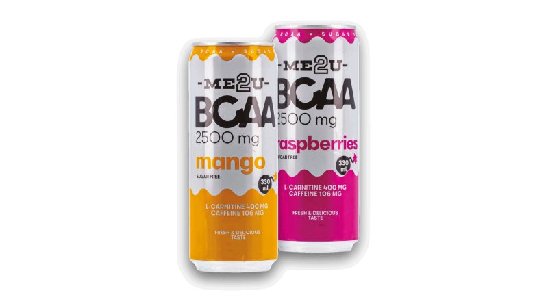 Energinis gėrimas ME2U BCAA, 330 ml