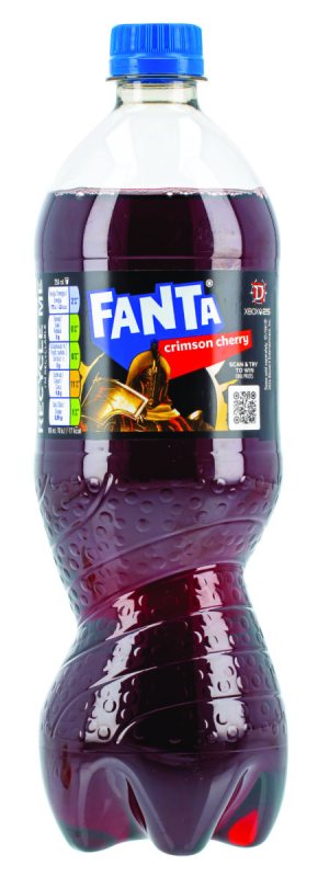 FANTA APPLE-CHERRY GAZUOTAS GĖRIMAS, 850 ml