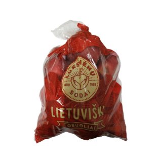 Fasuoti lietuviški obuoliai (dyd. 55+), 1 kg