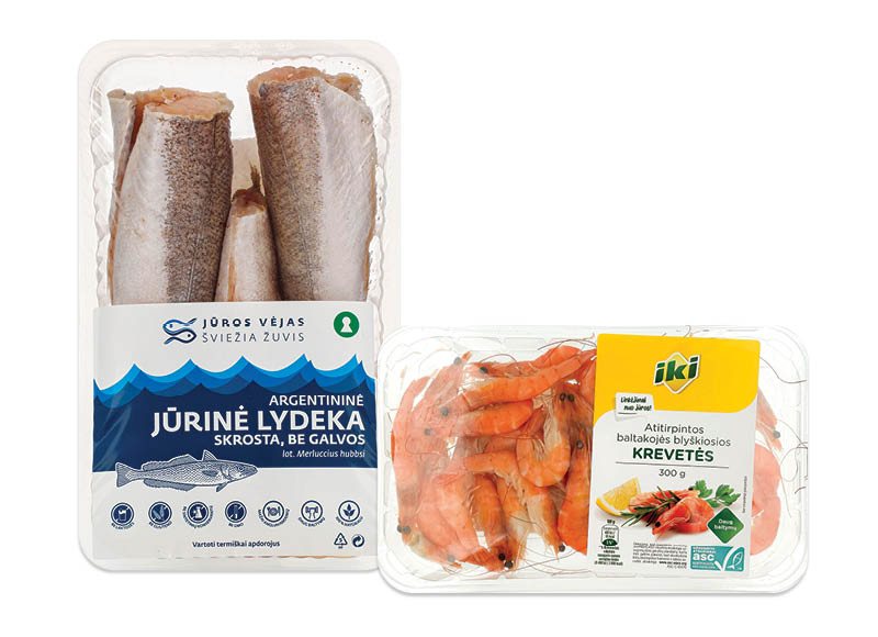 Fasuotoms šviežioms žuvims ir jūrų gėrybėms, 300 g