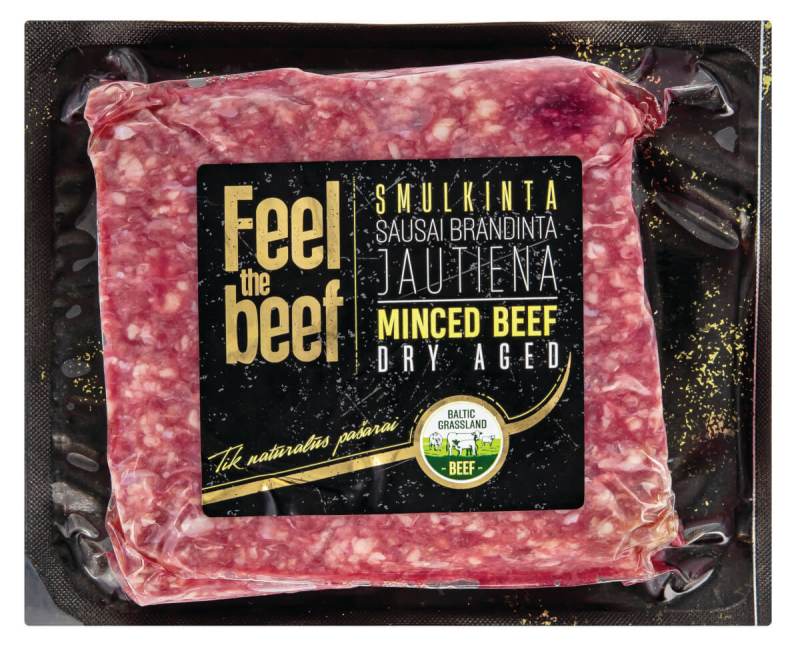 Brandinta smulkinta jautiena FEEL THE BEEF, 450 g