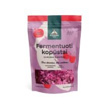 Fermentuoti kopūstai su ridikais ir avietėmis, 400 g