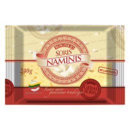 Fermentinis sūris ROKIŠKIO NAMINIS, 45 %, 240 g