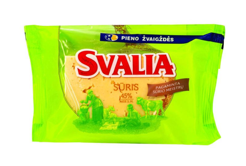Fermentinis sūris SVALIA, 45% rieb., 240 g