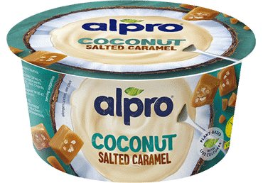 Fermentuot. kokosų produktas ALPRO, sūdytos karamelės skonio, 120 g