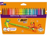 Flomasteriai BIC KIDS, 24 vnt., 24 vnt