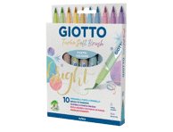 Flomasteriai GIOTTO, 10 pastelinių spalvų