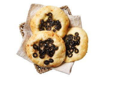 Fokačija su juodosiomis alyvuogėmis, 130 g