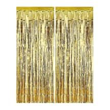 Folijos užuolaida-lietutis „Gold“, 1 x 2 m