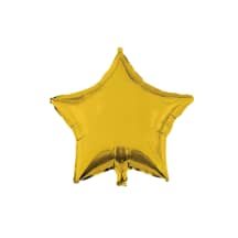 Folinis balionas „Star“ aukso, 46 cm